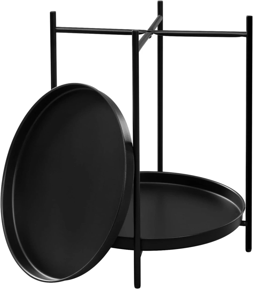 WOLTU kulatý odkládací stolek,44D x 44Š x 53V cm