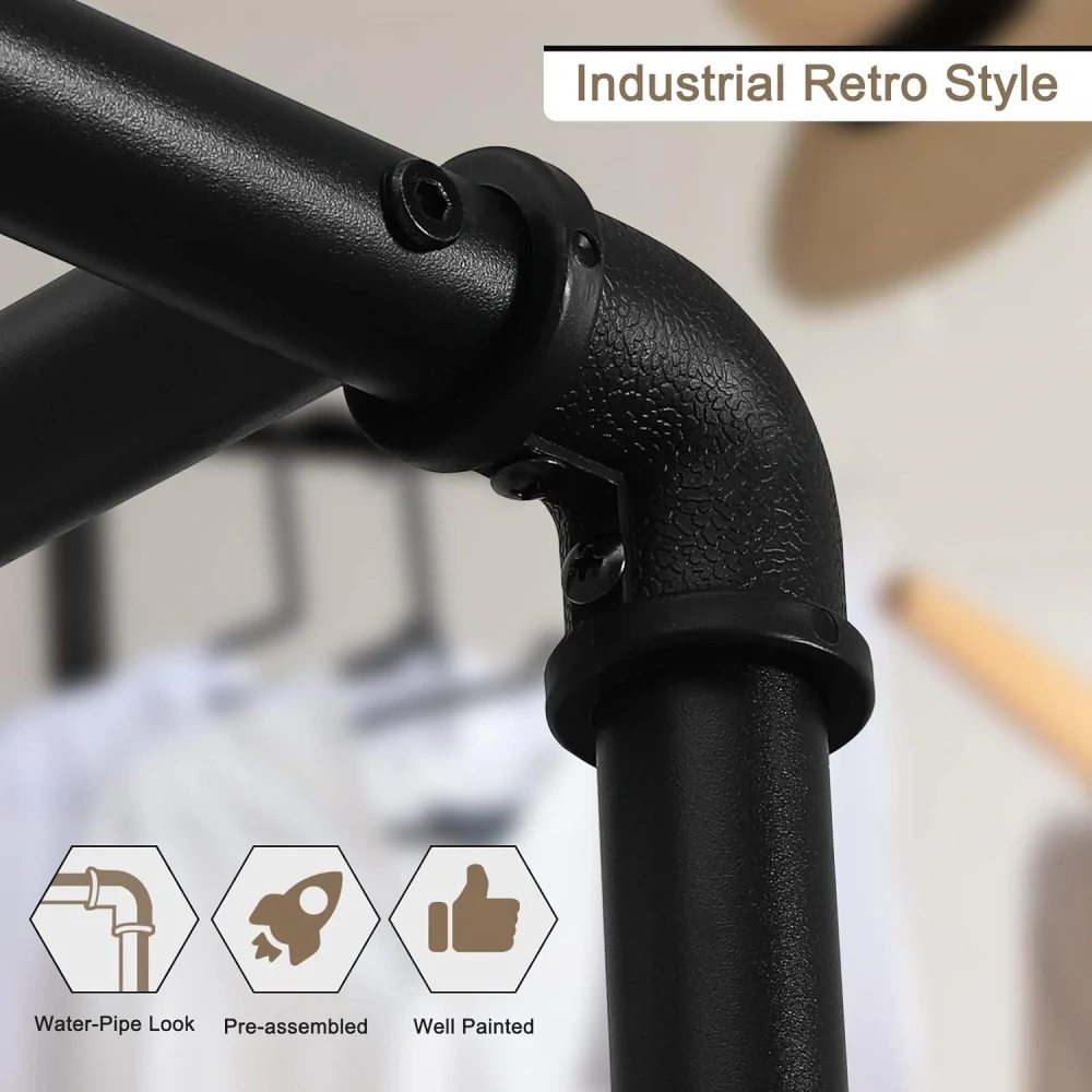 WOLTU věšák na oblečení pro montáž na stěnu