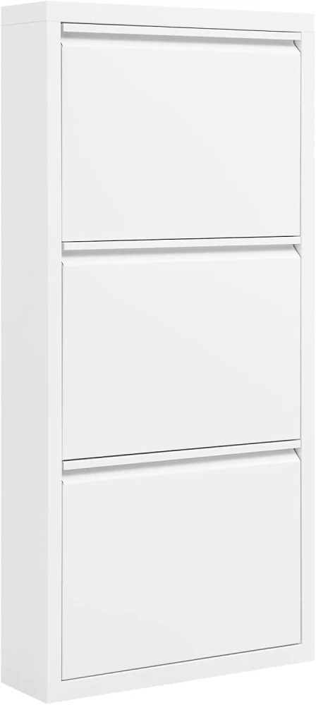 Botník WOLTU SRX41ws se 3 kapkami,50 x 106 x 15 cm, bílá