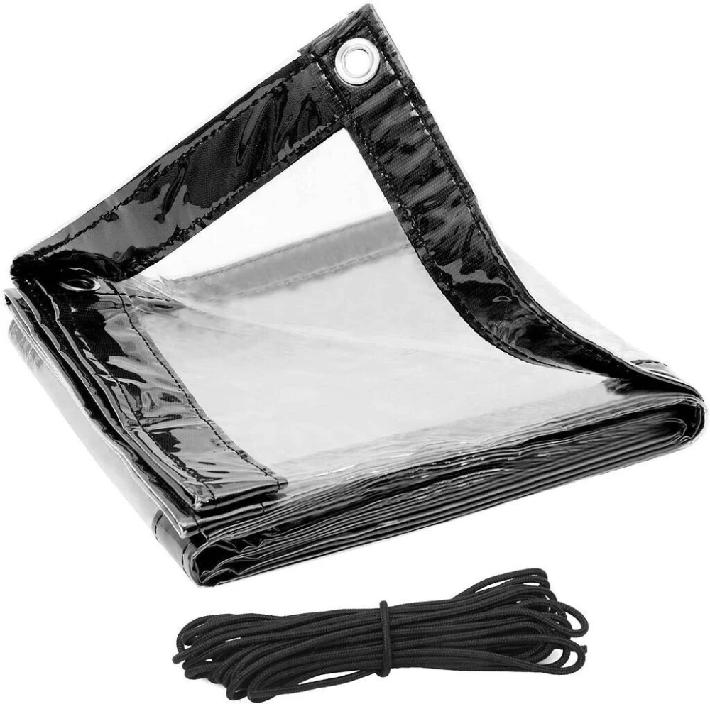 plachta s očky 380 g/m² 3 x 5 m průhledná (GZ1234tp04)