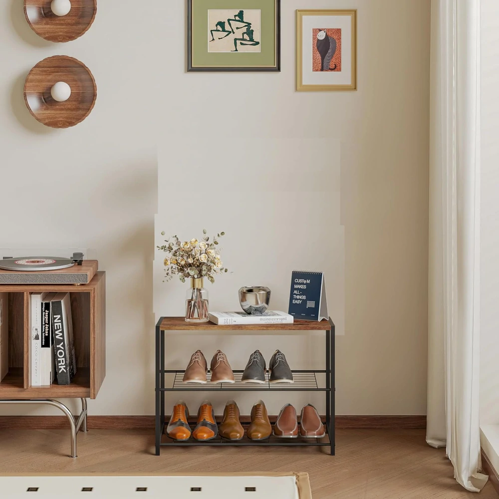 WOLTU Botník, 2patrová botní lavice se sedákem