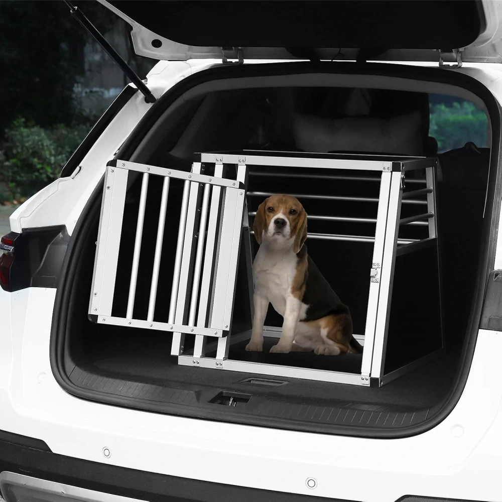 Hliníkový přepravní box pro psy Eugad Š 60 x V 55 x H 50 cm