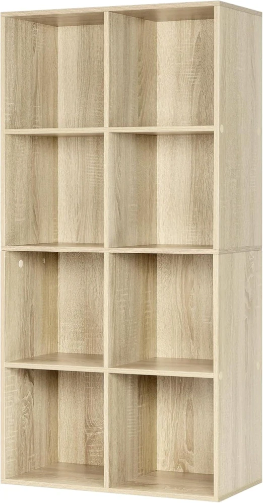 Knihovna WOLTU SK002hei4, 8 přihrádek, 60 x 121 x 29,5 cm (Š x V x H)