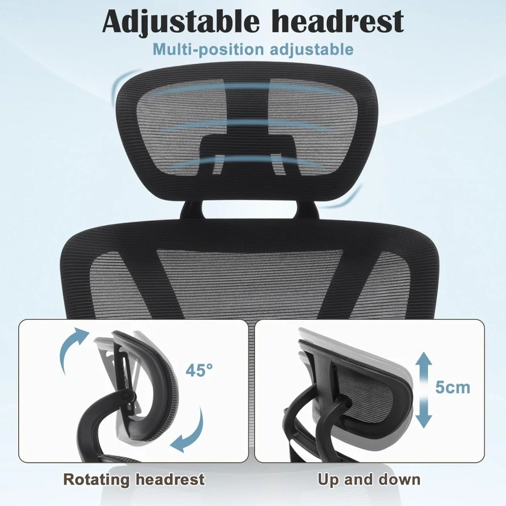 Kancelářská židle WOLTU, ergonomická otočná židle