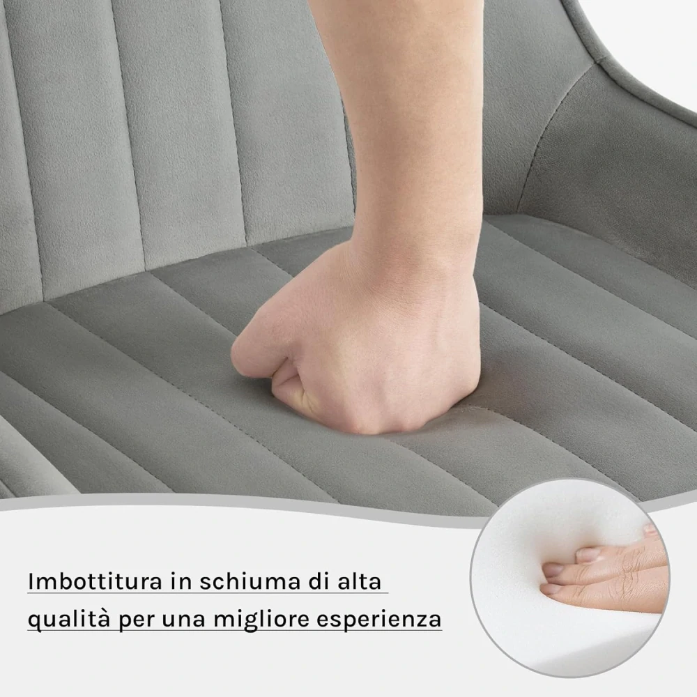 2 ​​jídelní křesla do obývacího pokoje Lestarain LCNI73007-2