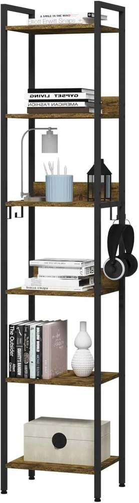 WOLTU Úložná police se 6 úrovněmi, Kuchyňská police se 4 háčky